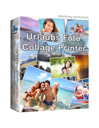 Urlaubs Foto Collage Printer 2.0 Professional