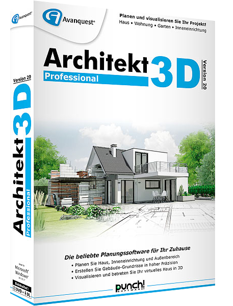 Architekt 3D v20 Professional inkl. Gartenplaner & E-Books ...