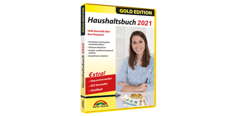 Haushaltsbuch 2021 Gold Edition